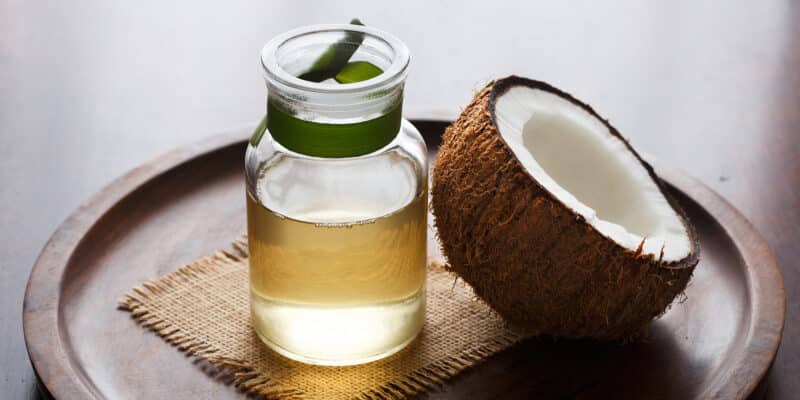 Coconut oil has components for a repellent soap scent