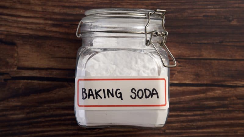 Baking soda can help repel roaches