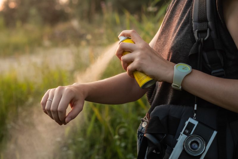 DEET-based repellents are effective repellents