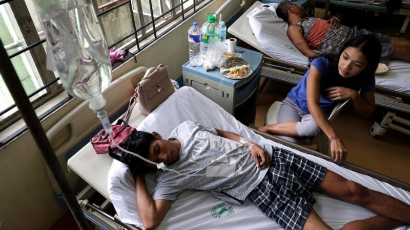 Dengue patient in need of a vaccine