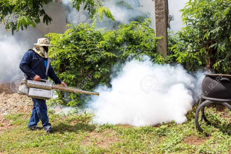 Fumigating in a local area