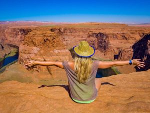 Hiking in the summer