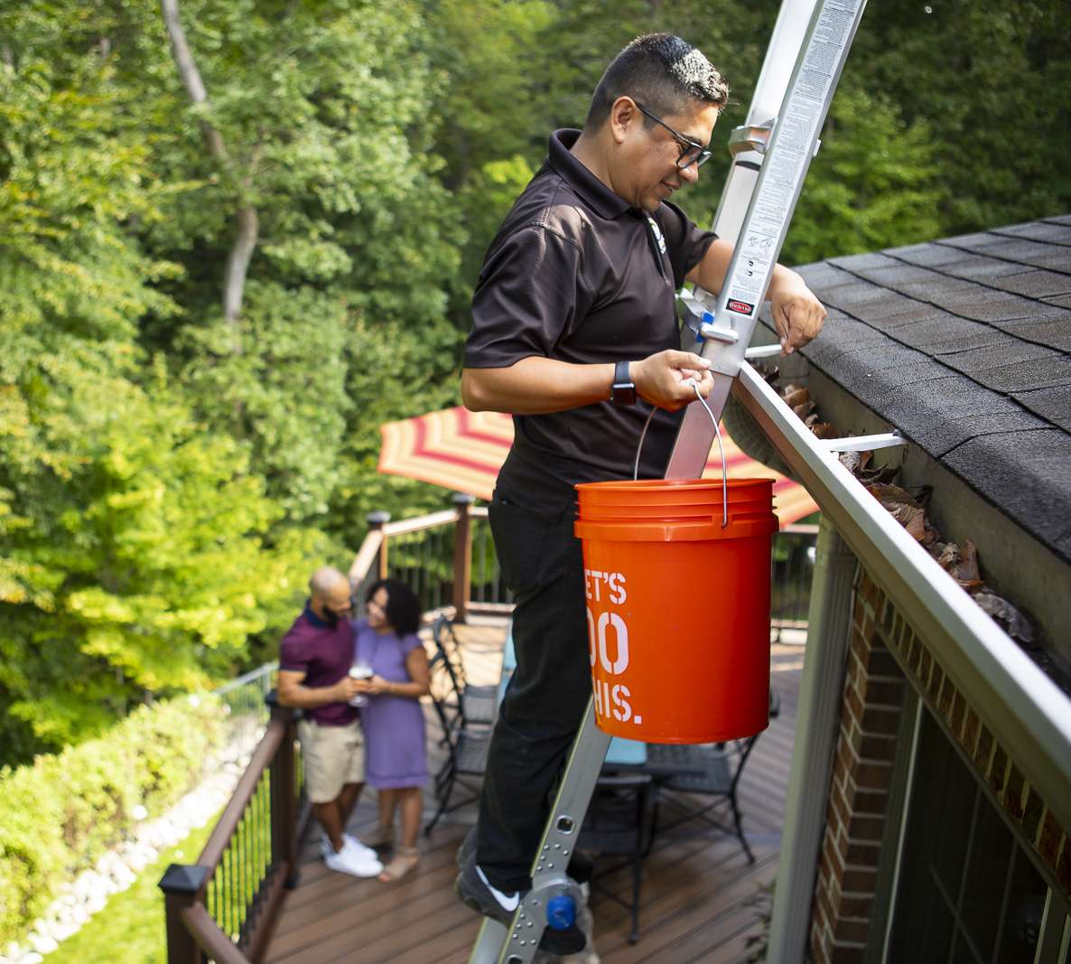 Clean the gutters