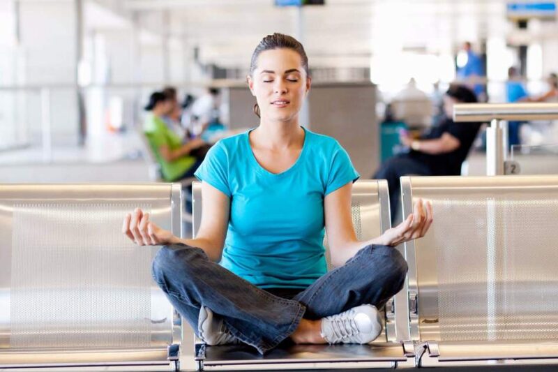 Meditation during while recovering from  jet lag