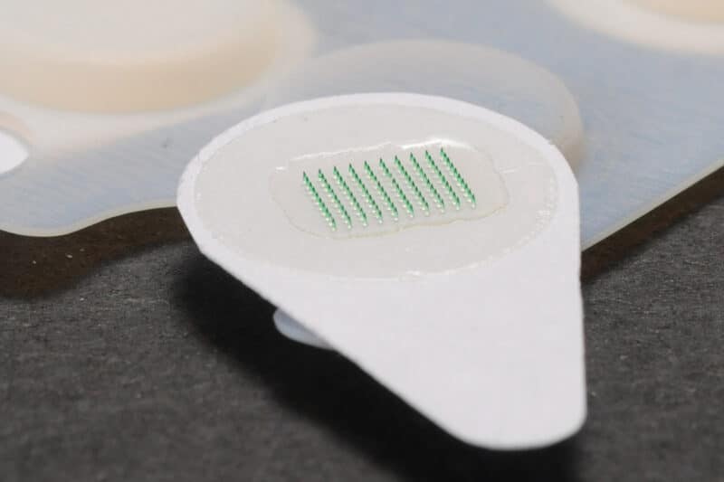 Needle-free solution with micro projections